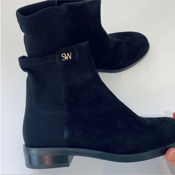 Stuart Weitzman Women’s Low Heel Booties NEW - Picture 3 of 5